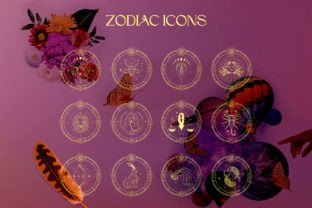 Zodiac Signs and Horoscope Design Kits Graphic Logos By Olya.Creative 2