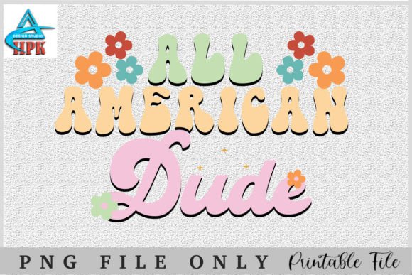 All American Dude Gráfico Artesanato Por HPK DESIGN STUDIO