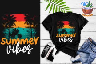 Retro Summer Vibes T Shirt Illustration Designs de T-shirts Par Store Hut