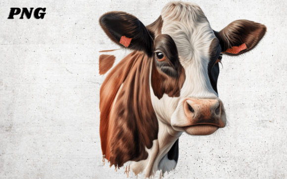 Cow Graphic AI Illustrations By NESMLY