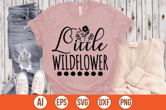 Little Wildflower Svg Graphic Crafts By Bokkor777