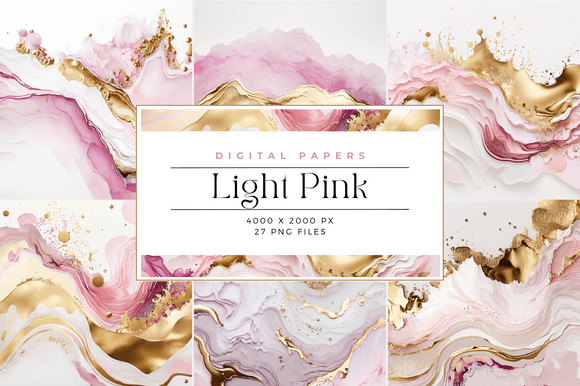 Light Pink Abstract Backgrounds Graphic AI Generated By Cecily Arts