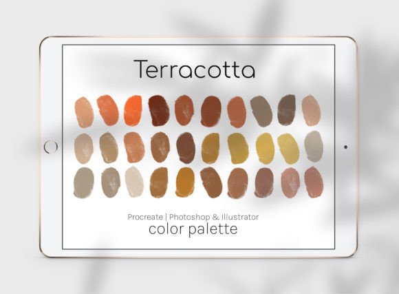 Terracotta Color Palette Graphic Add-ons By wunderdoodle