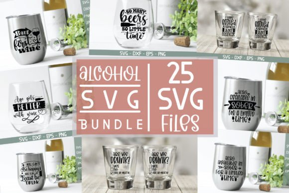 Alcohol SVG Bundle Graphic Crafts By PrintableStore