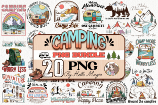 Camping Sublimation Bundle Graphic Crafts By Hello Magic 1
