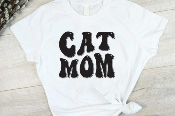 Cat Quote Design, Cat Mom Graphic T-shirt Designs By CraftStudio