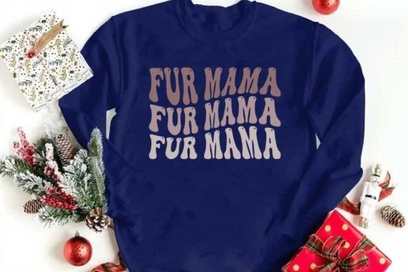 Fur Mama Gráfico Designs de Camisetas Por CraftStudio