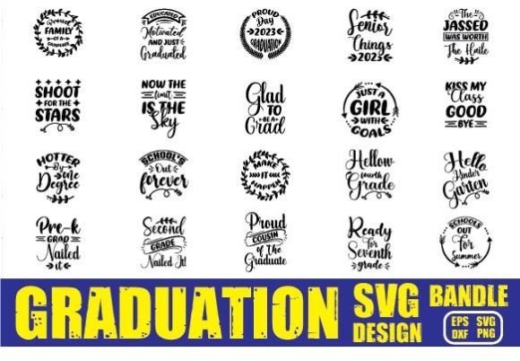 GRADUATION SVG DESIGN BANDLE Graphic Crafts By SVG Studio