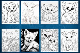 150 Cute Animals Coloring Pages for Kids Graphic Coloring Pages & Books Kids By ArT DeSiGn 2