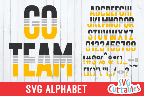 JP Go Team Svg Alphabet Graphic Crafts By SVG Cuttables
