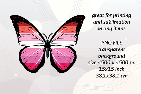 Lesbian Butterfly PNG File Graphic Crafts By Rahallus Ntx