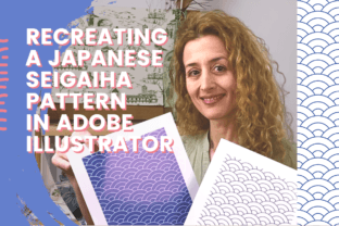Recreating a Japanese Seigaiha Pattern in Adobe Illustrator