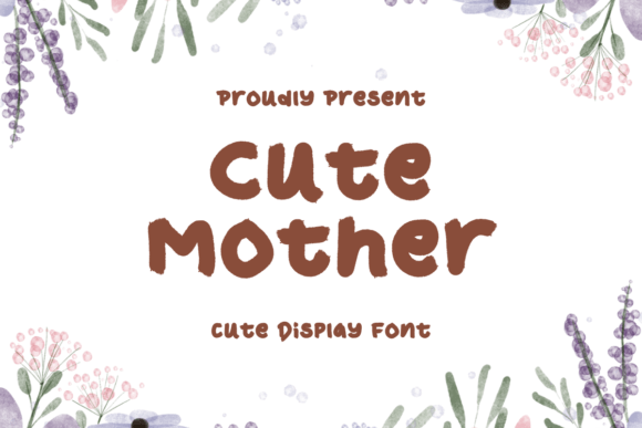 Cute Mother Display Font By Nadiratype