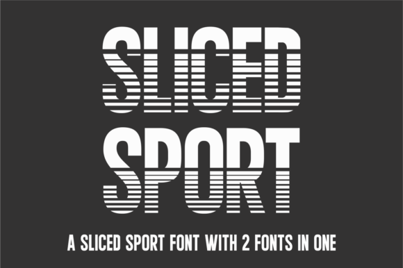 JP Sliced Sport Font Display Font By SVG Cuttables