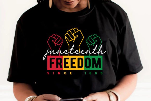 JUNETEENTH FREEDOM SINCE 1865 Graphic T-shirt Designs By ArtsTitude