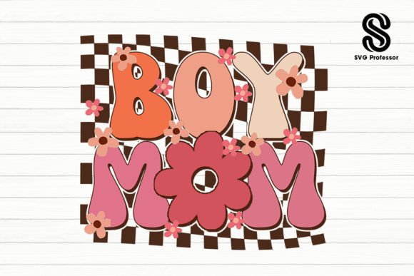 Boy Mom  Illustration Artisanat Par SVG Professor