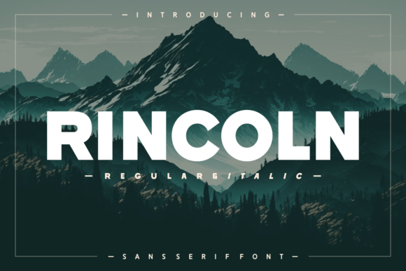 Rincoln Sans Serif Font By Jasm (7NTypes)