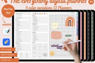 Digital Planners GoodNotes Planner Graphic Graphic Templates By Planners Campus 1