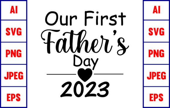 Father's Day SVG Design 2 Graphic Print Templates By akashpakhi82