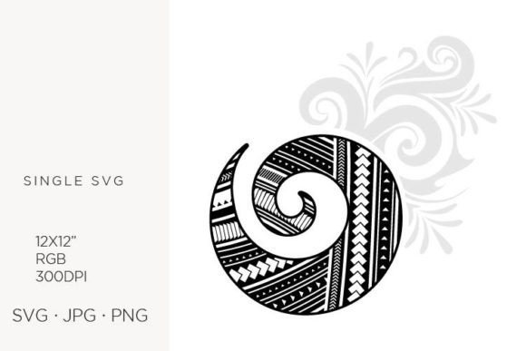 Koru, New Beginning, Maori Symbol Graphic Illustrations By biljanacvetanovic