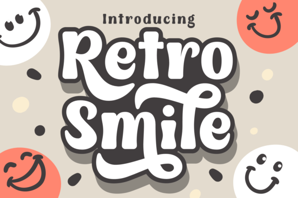 Retro Smile Display Font By Jasa (7NTypes)