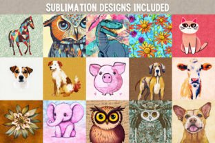 Square Sublimation Designs - 90 Files! Graphic Print Templates By HG Designs 3