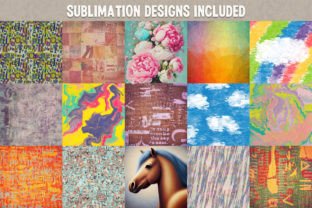 Square Sublimation Designs - 90 Files! Graphic Print Templates By HG Designs 5