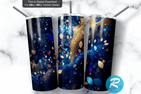 Vanilla Almond Navy Blue Faux Glitter Graphic Crafts By Regulrcrative