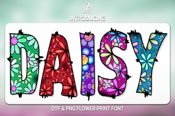 Daisy Color Fonts Font By NPNaay