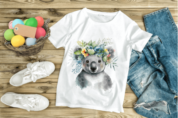 Watercolor Koala Digital Art Graphic Graphic Illustrations By EAgency Creative Store