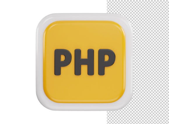 Php Programing Icon 3d Rendering Graphic Icons By crop3dbusiness
