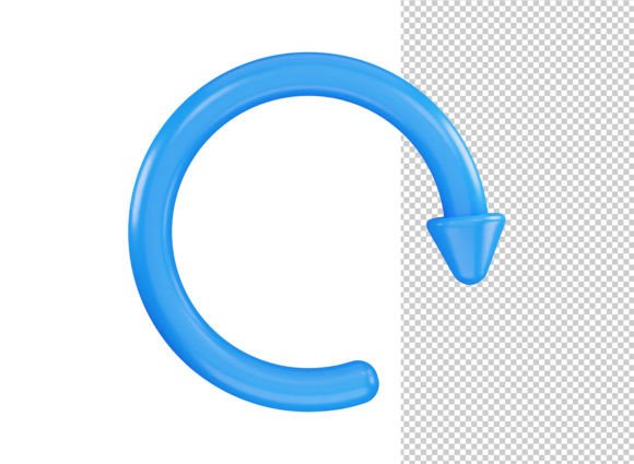 Refresh Icon 3d Rendering Gráfico Iconos Por crop3dbusiness