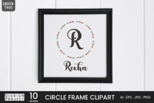 Circle Frame Clipart | 10 Variations Graphic Illustrations By qidsign project 4