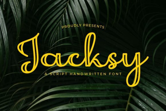 Jacksy Script Fonts Font Door Doehantz Studio