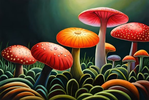 Amanita Muscaria Graphic Illustrations By 1xMerch