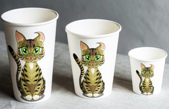 Cat Graphic Crafts By Lunaticomic