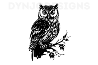 Owl Grafica Illustrazioni Stampabili Di DynjoDesigns 1