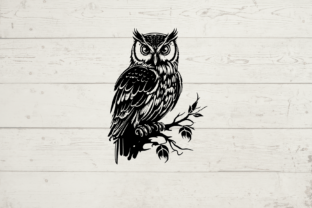 Owl Illustration Illustrations Imprimables Par DynjoDesigns 3