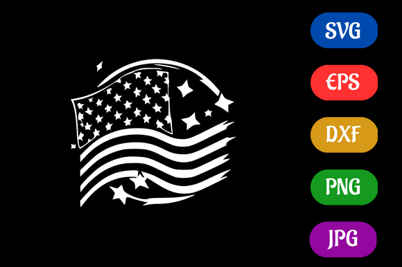Patriotic - Minimalist Logo Vector SVG Gráfico Ilustraciones IA Por Creative Oasis