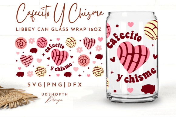 Concha Pan Dulce Beer Can Glass Svg Graphic Crafts By UDShopTHDesign