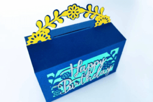 Happy Birthday Box Geburtstage 3D SVG-Plotterdatei Von 3D SVG Crafts 4