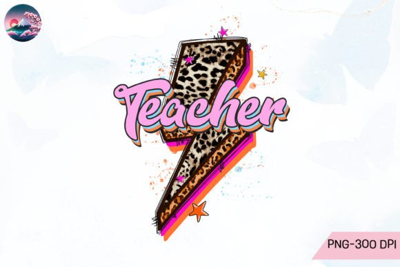 Leopard Teacher Sublimation Graphic Crafts By Cherry Blossom