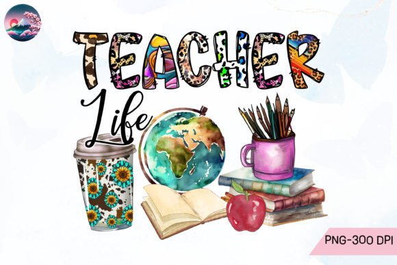 Teacher Life PNG Graphic Crafts By Cherry Blossom