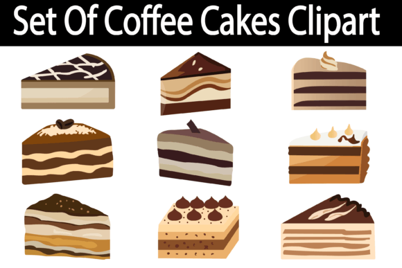 Coffee Cake Graphic Illustrations By VYCstore