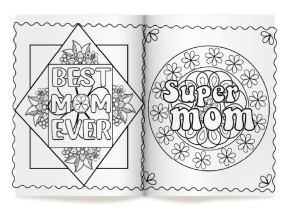 Mother's Day Coloring Page 1st Grade/KDP Graphic 1st grade By Design_store