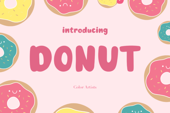Donut Script & Handwritten Font By MyFontsShop