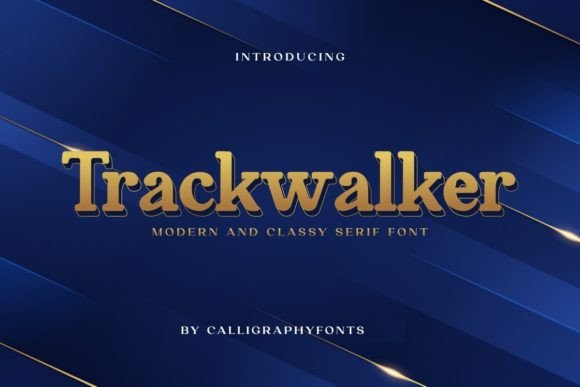 Trackwalker Fontes Sans Serif Fonte Por CalligraphyFonts