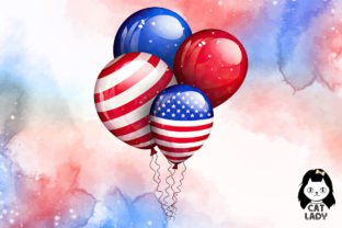 4th of July Sublimation Clipart Bundle Graphic Illustrations By Cat Lady 5