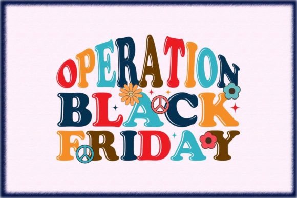 Operation Black Friday Retro Svg Gráfico Artesanato Por Crafts_Store