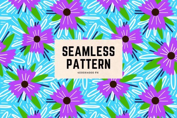 Bright Summer Floral Pattern Graphic Patterns By Art's and Patterns